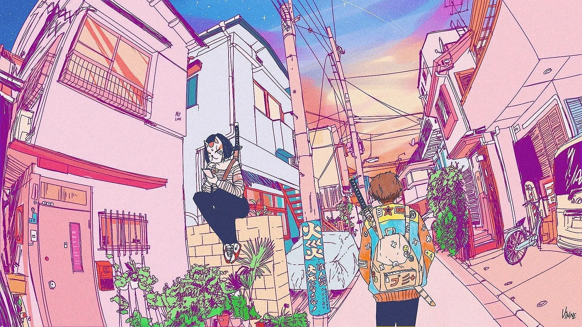Anime aesthetic Wallpaper