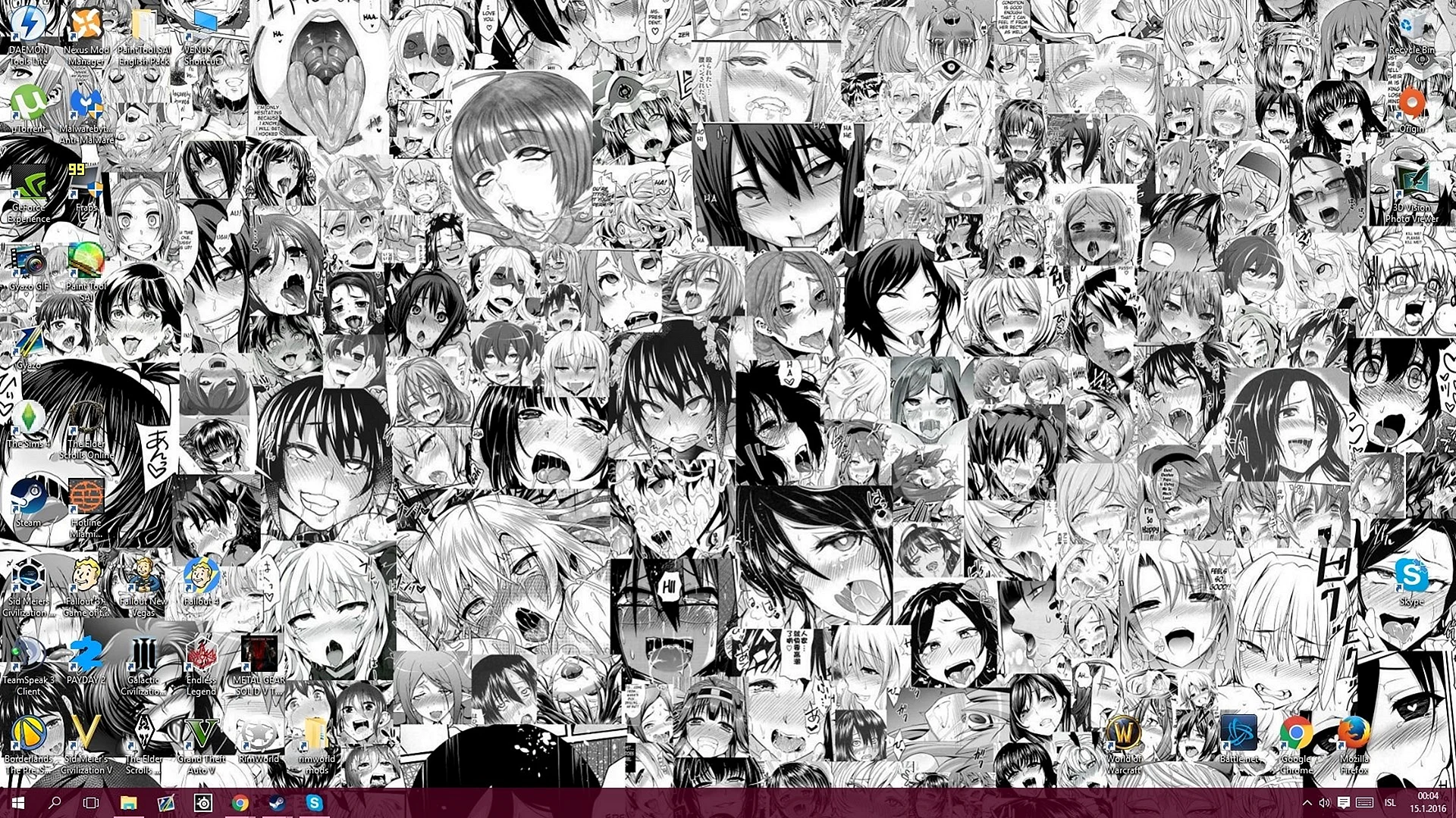 Anime Ahegao Wallpaper