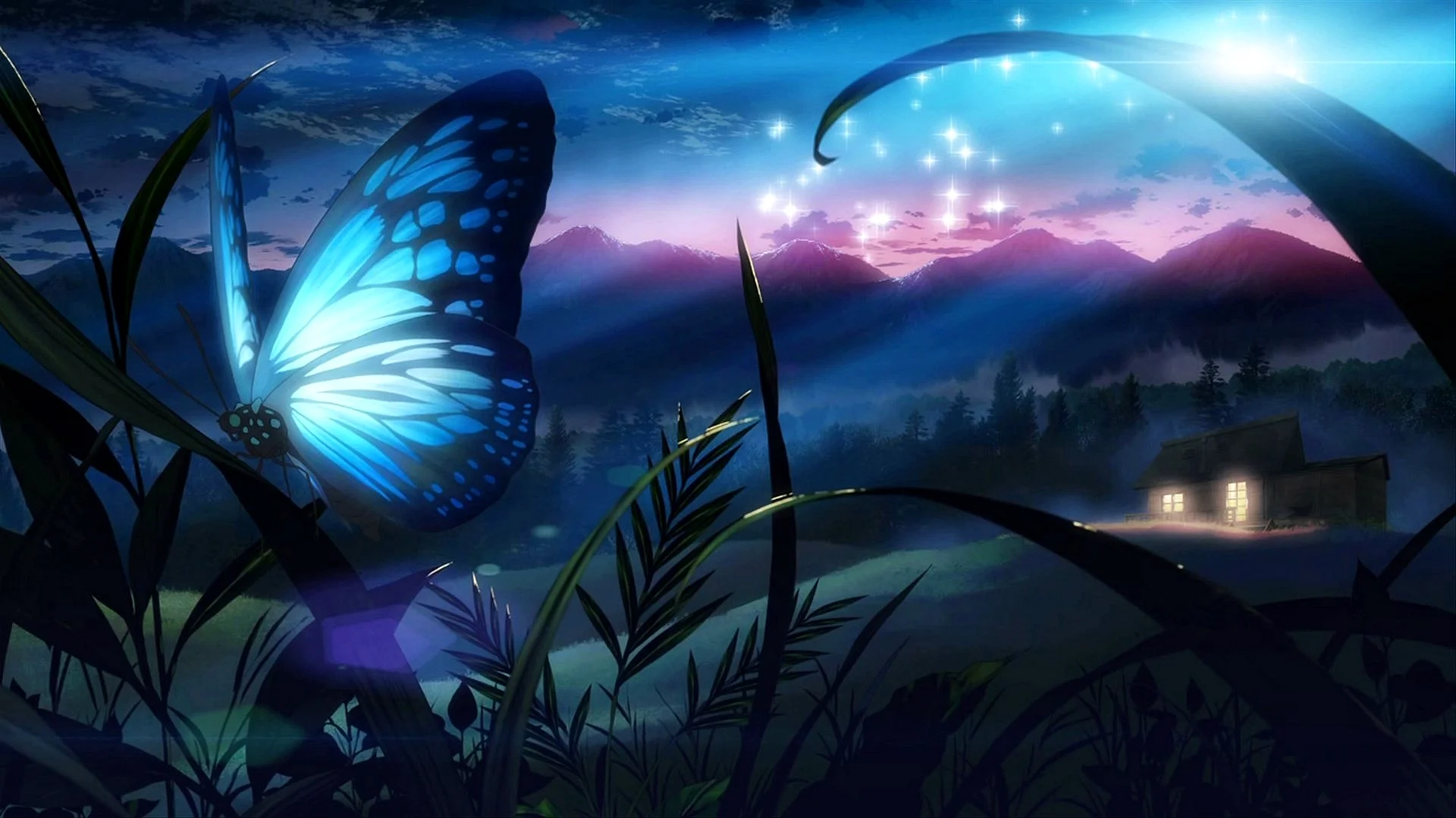 Anime Butterfly Wallpaper