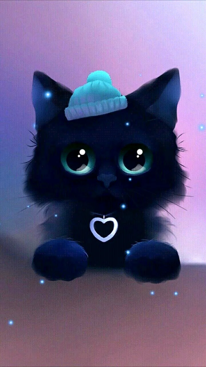 Anime Cat Wallpaper For iPhone