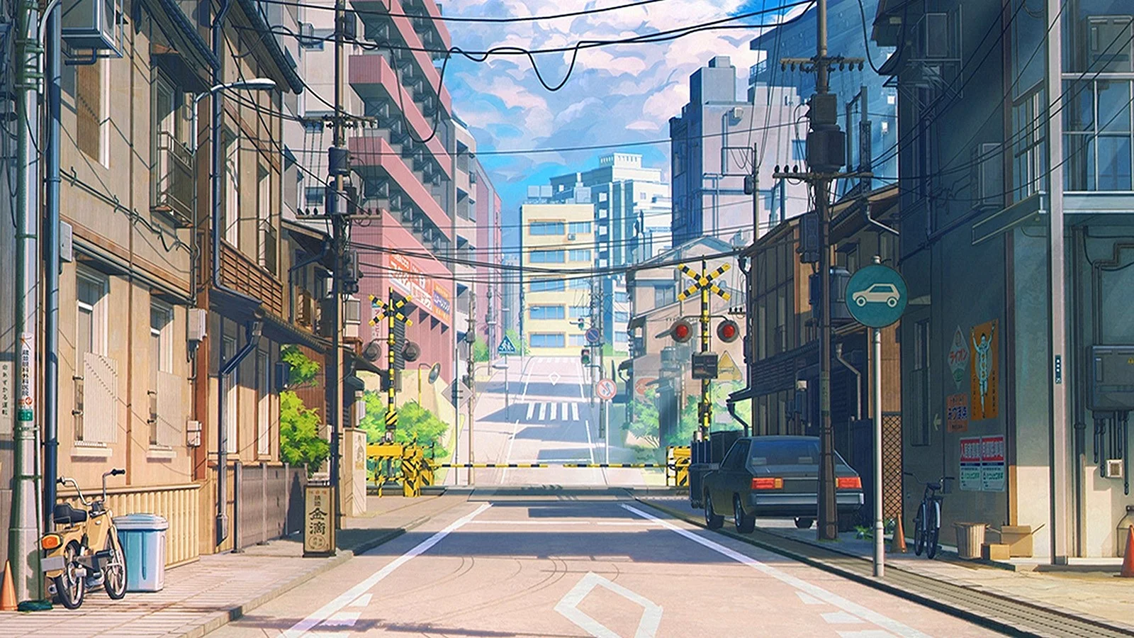 Anime City Wallpaper