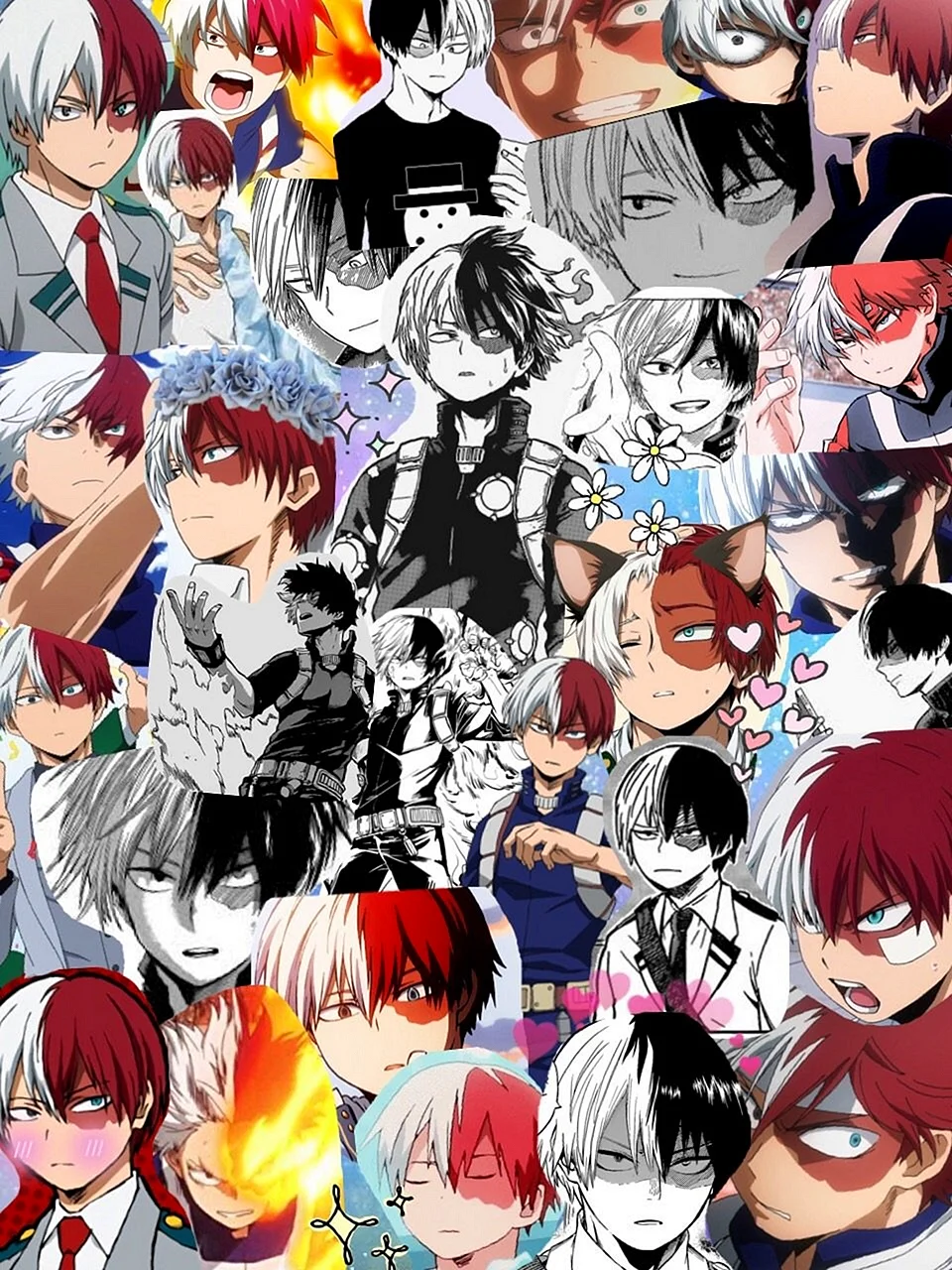 Anime Collage Wallpaper For iPhone
