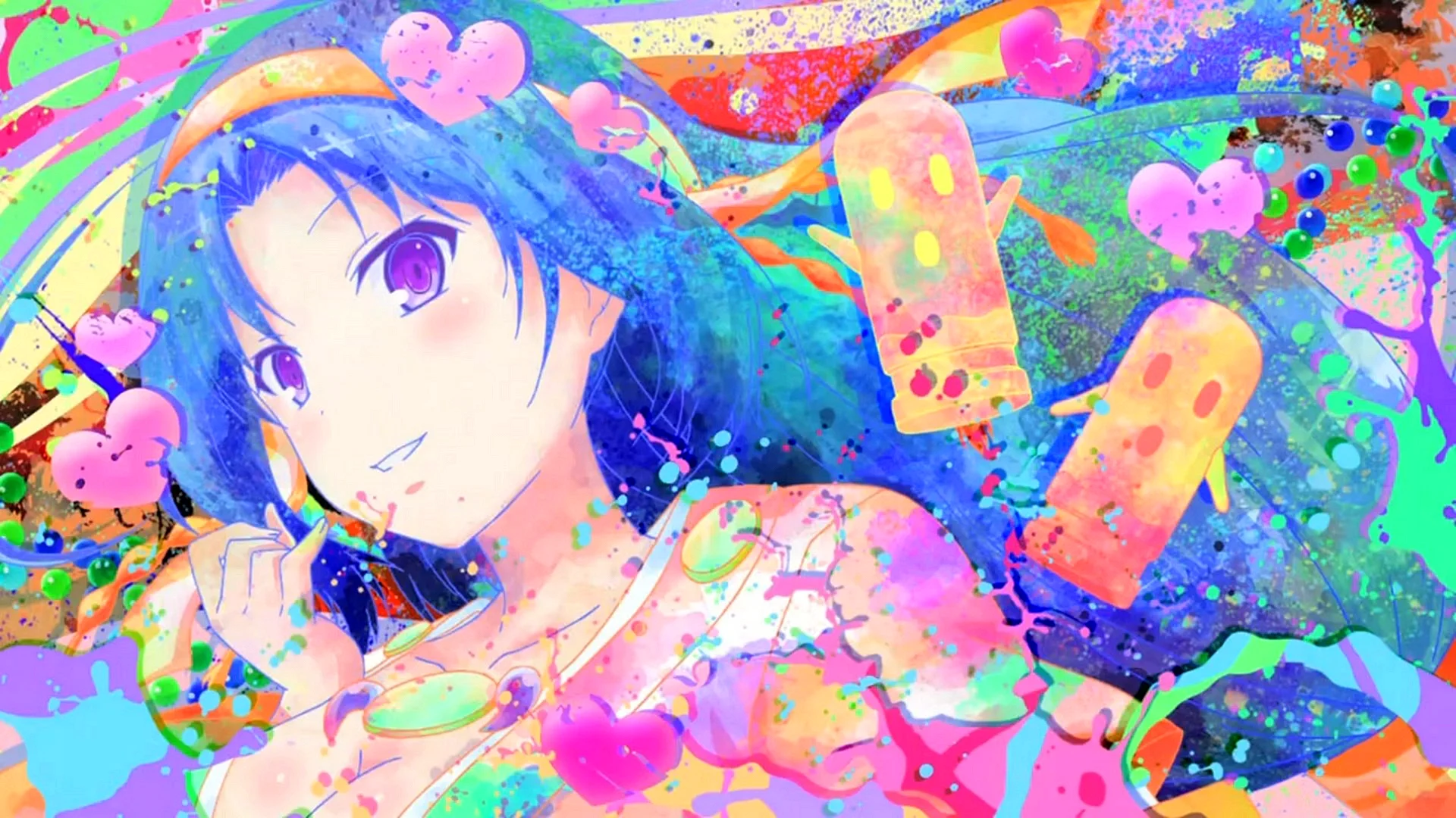 Anime Colorful Wallpaper