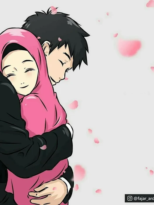 Anime Couple Islam Wallpaper