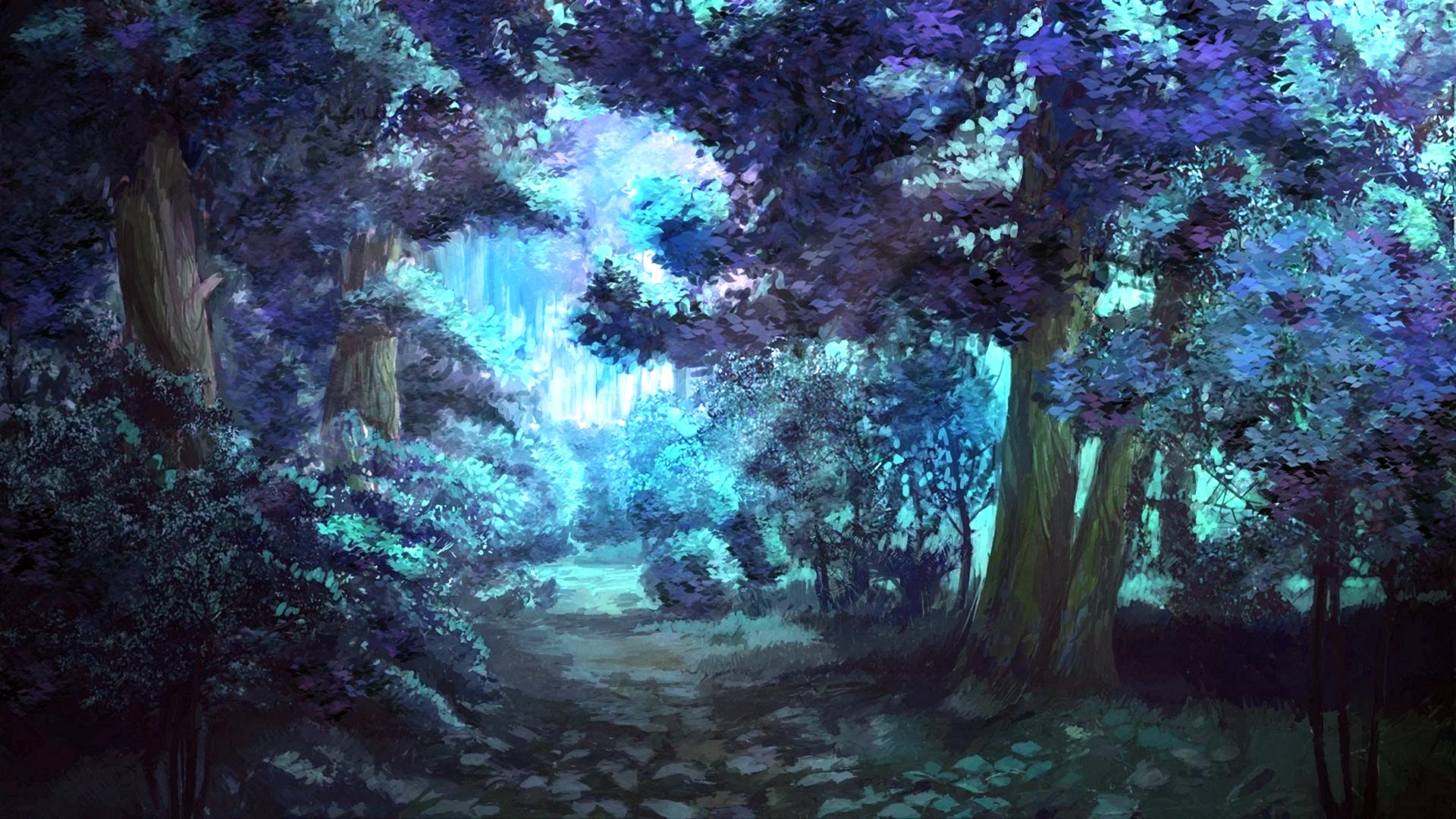 Anime Forest Wallpaper