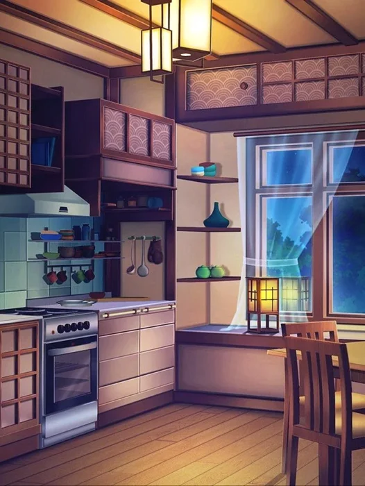 Anime Kitchen Wallpaper