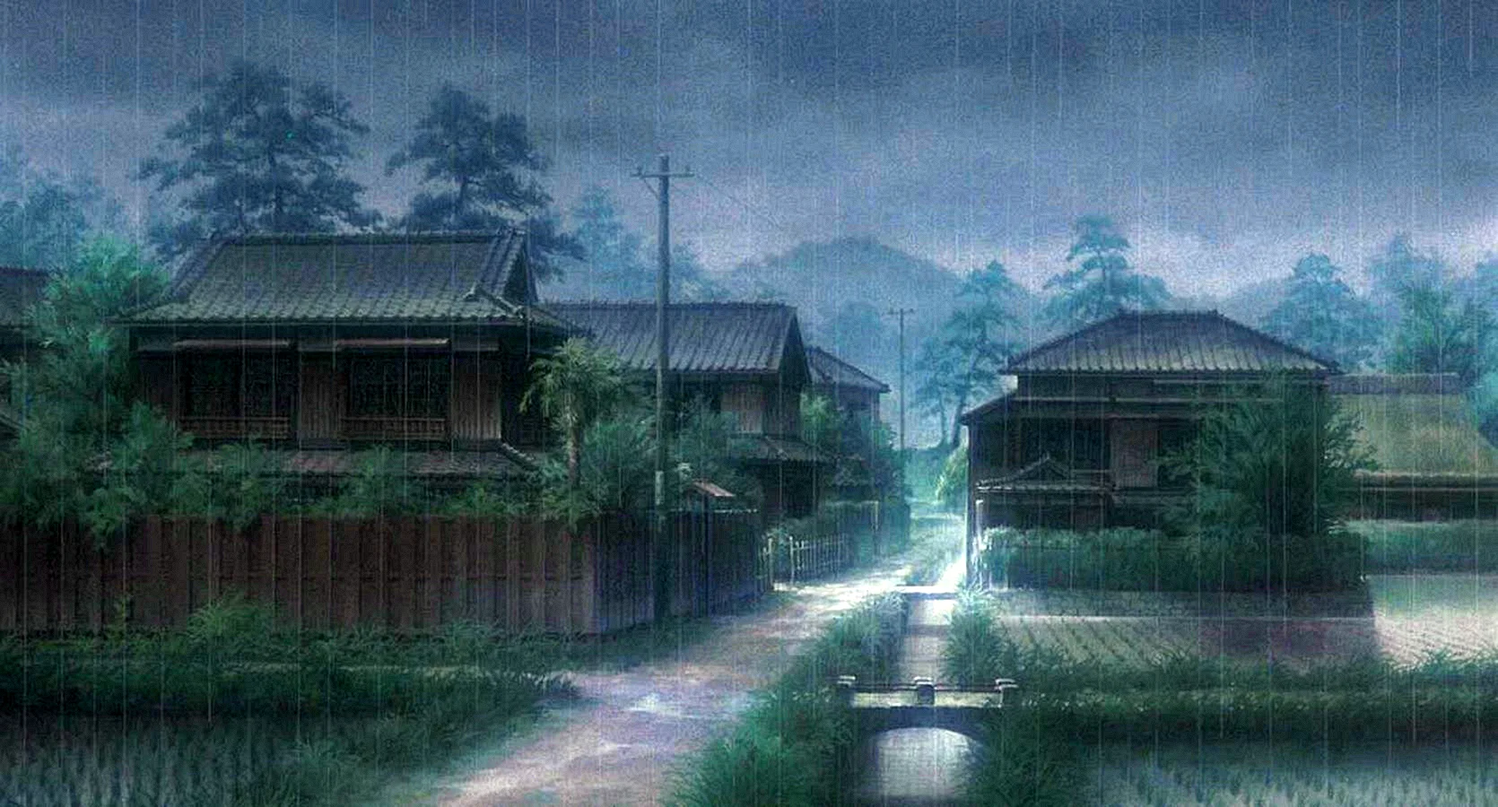 Anime Rain Wallpaper