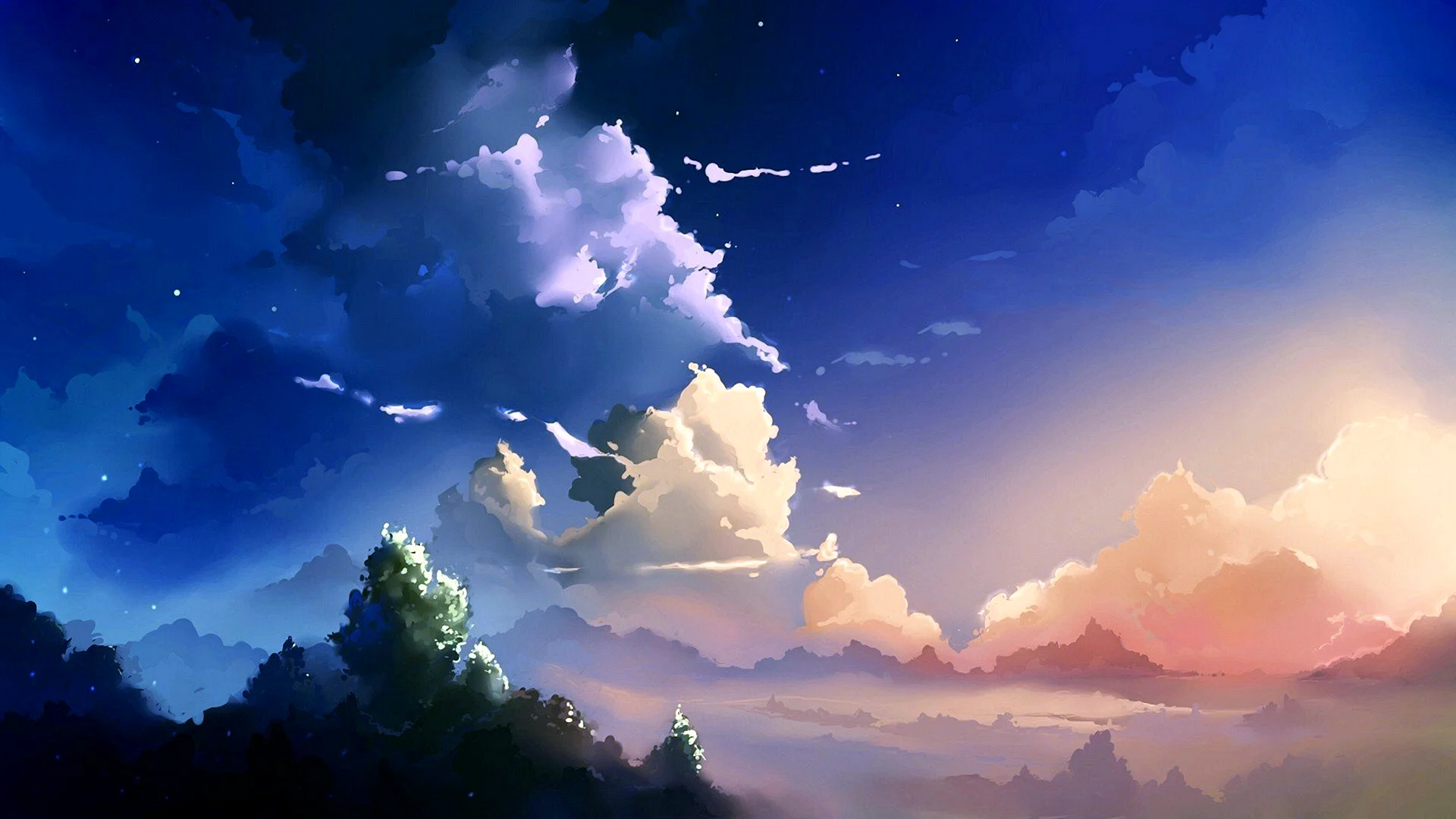 Anime Sky Wallpaper