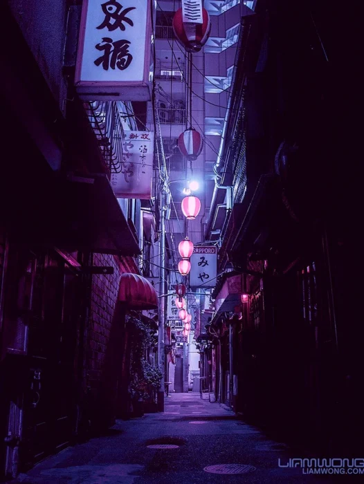 Anime Tokyo Night Wallpaper For iPhone