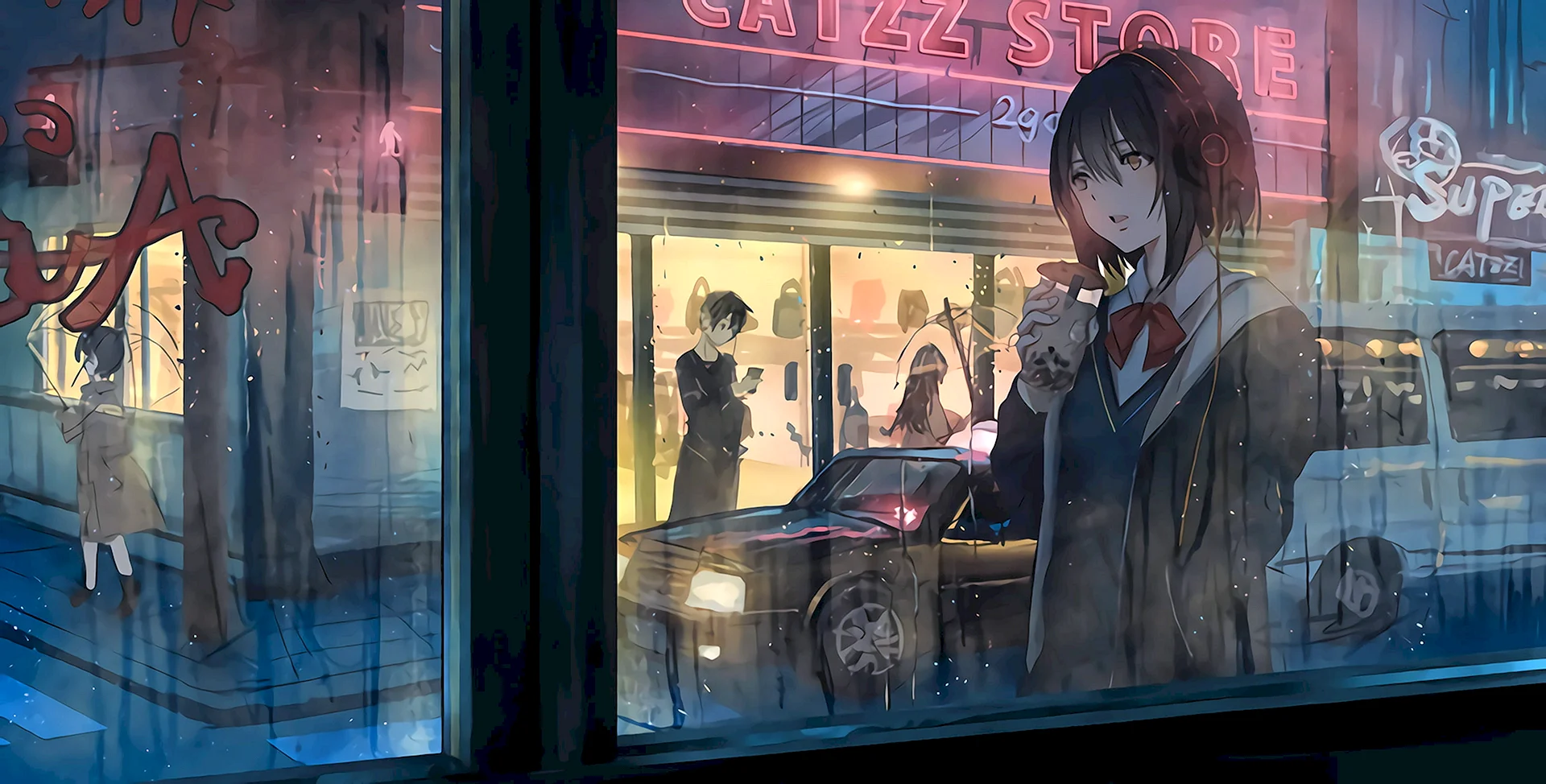 Anime Urban Wallpaper