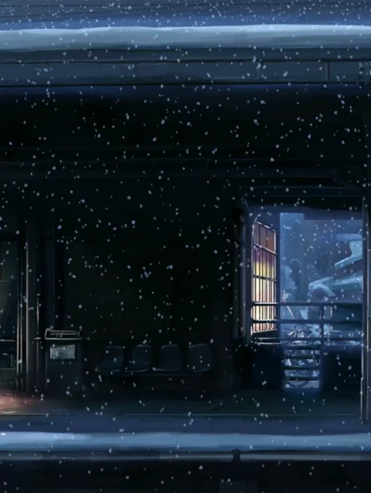 Anime Winter Background Wallpaper