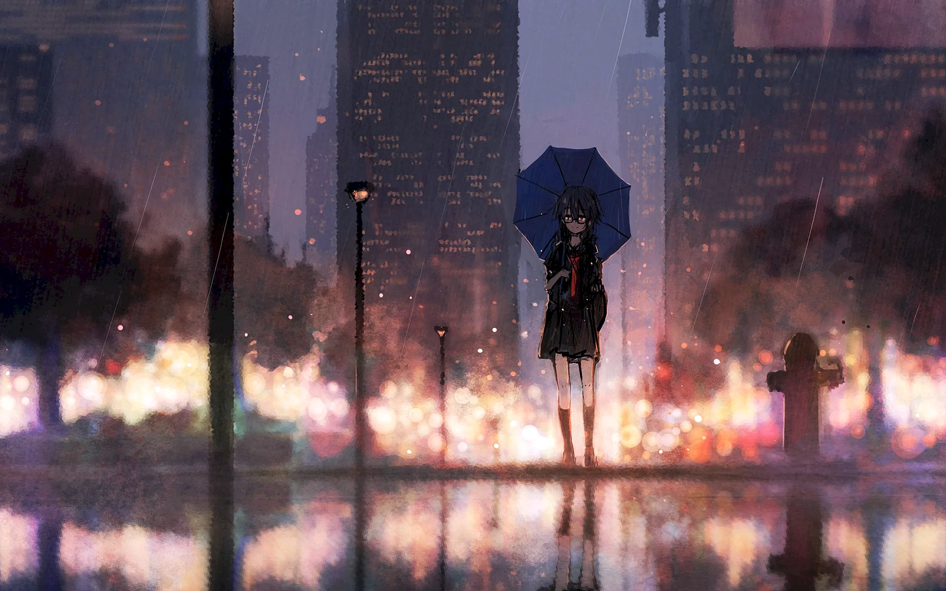 Anime Rain Wallpaper