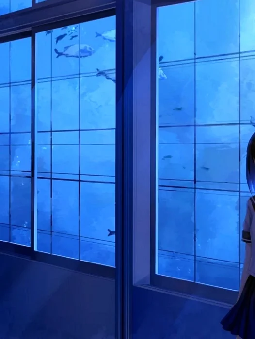 Anime Tied Underwater Wallpaper