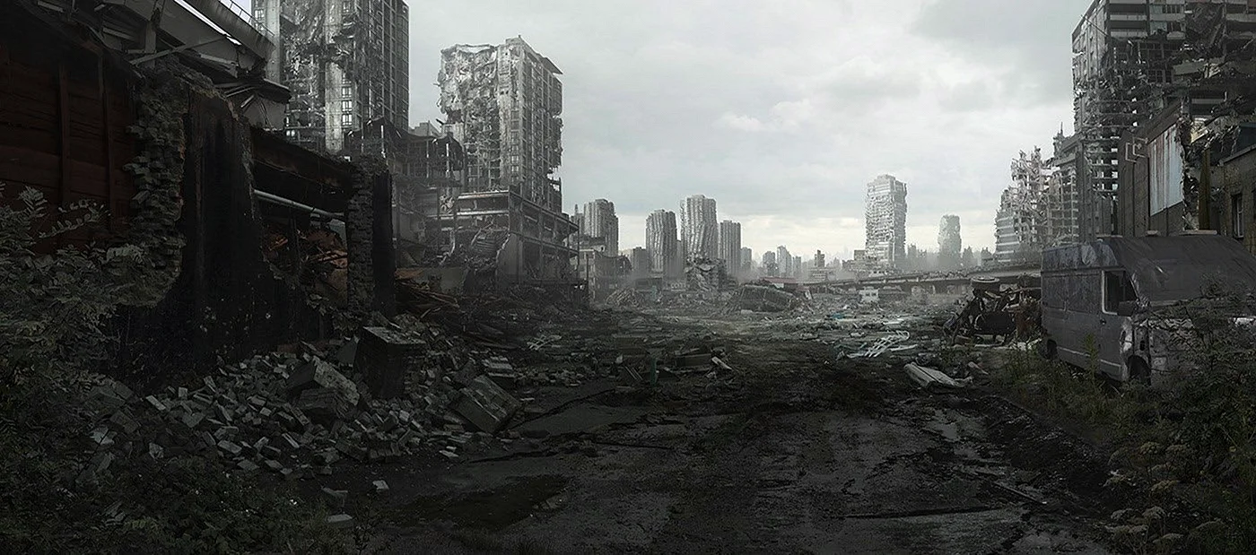 Apocalypse Destroyed City Wallpaper