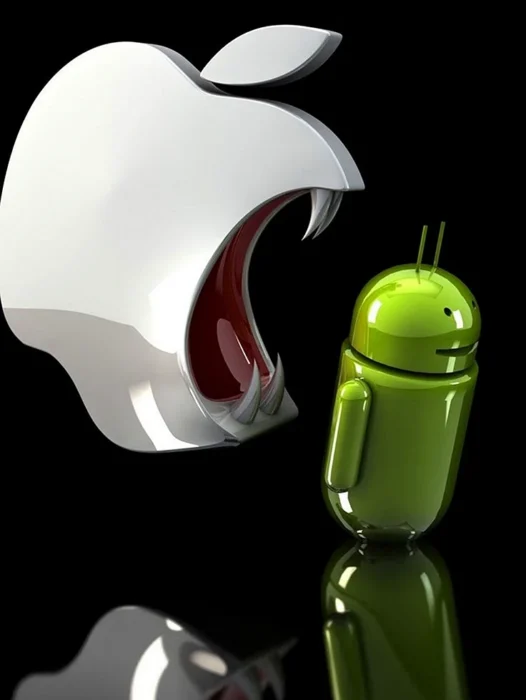 Apple Vs Android Wallpaper For iPhone