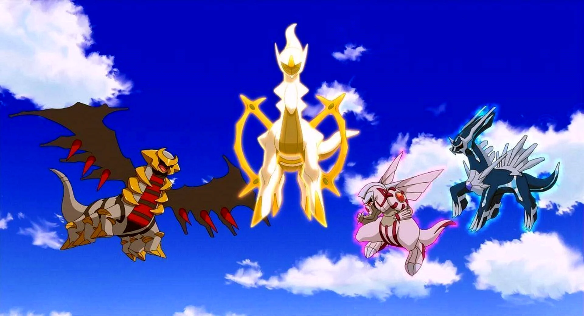 Arceus Dialga Palkia Wallpaper