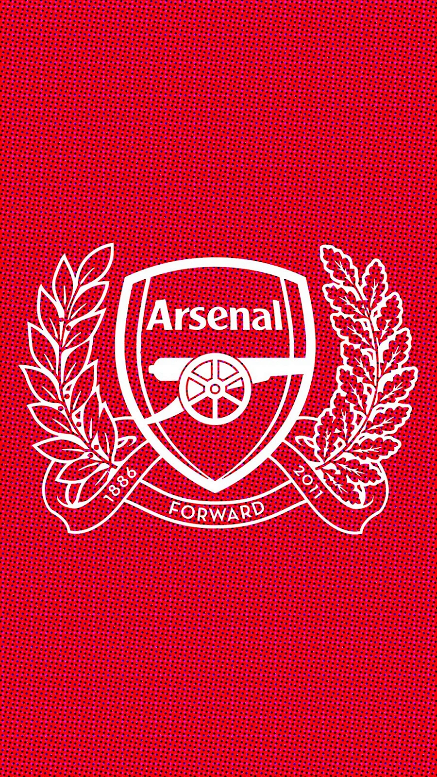 Arsenal Personalize Font Wallpaper For iPhone
