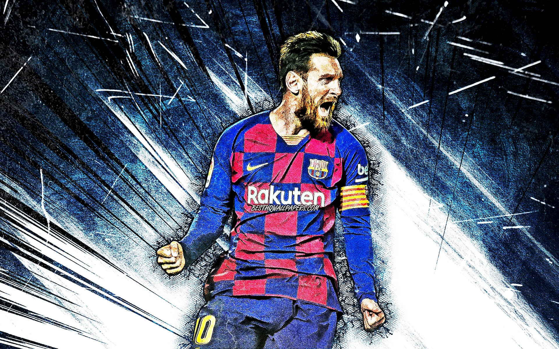 Art Lionel Messi HD Wallpaper