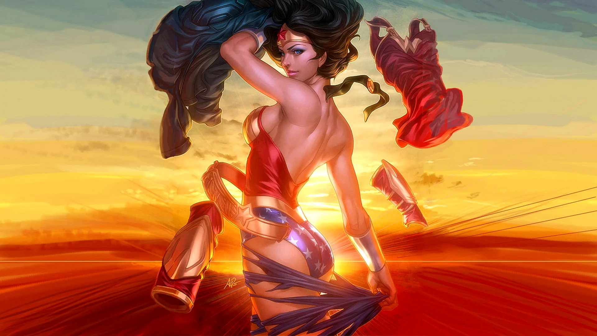 Artgerm Wonder Woman Wallpaper