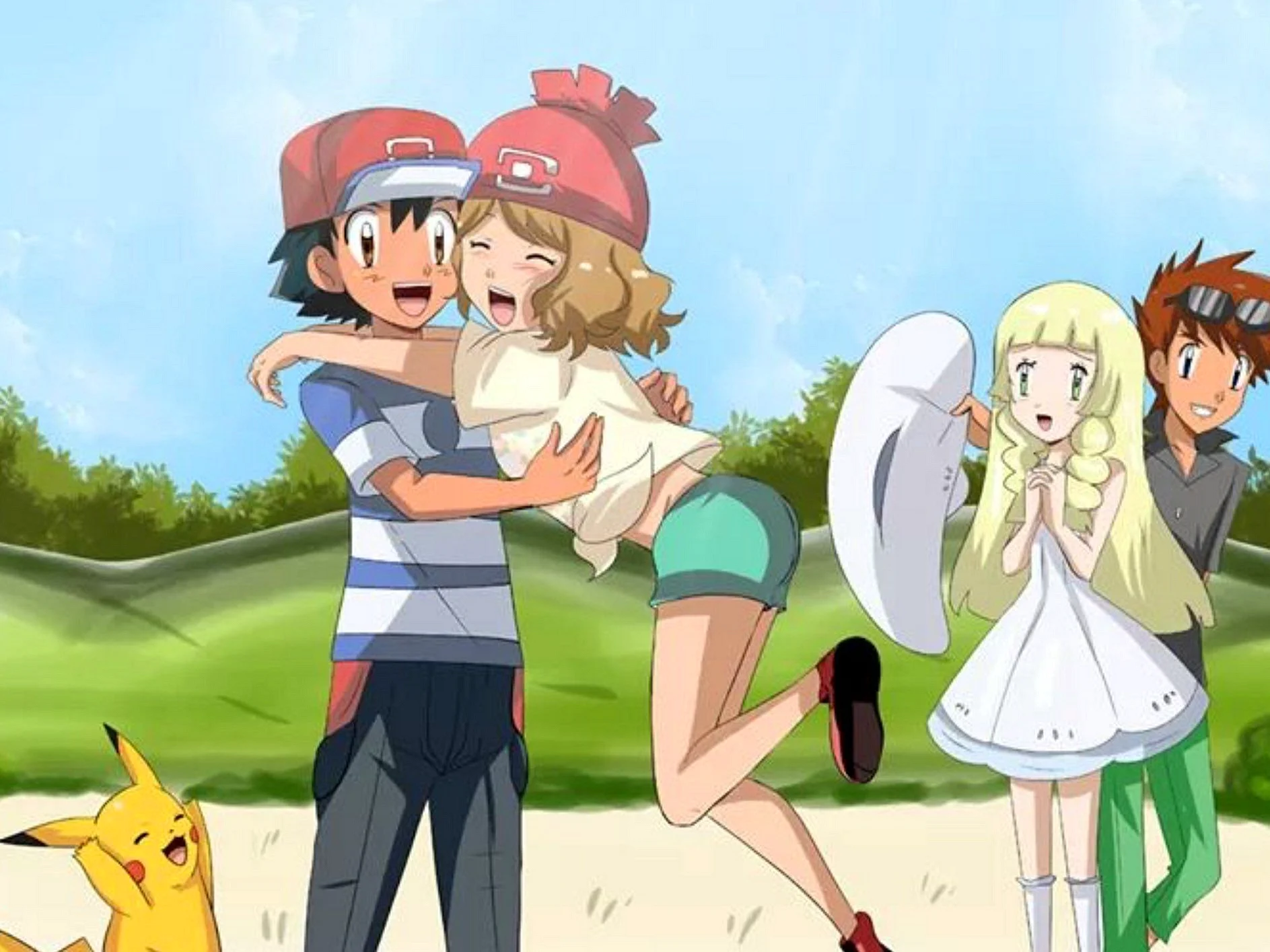 Ash And Serena Wallpaper