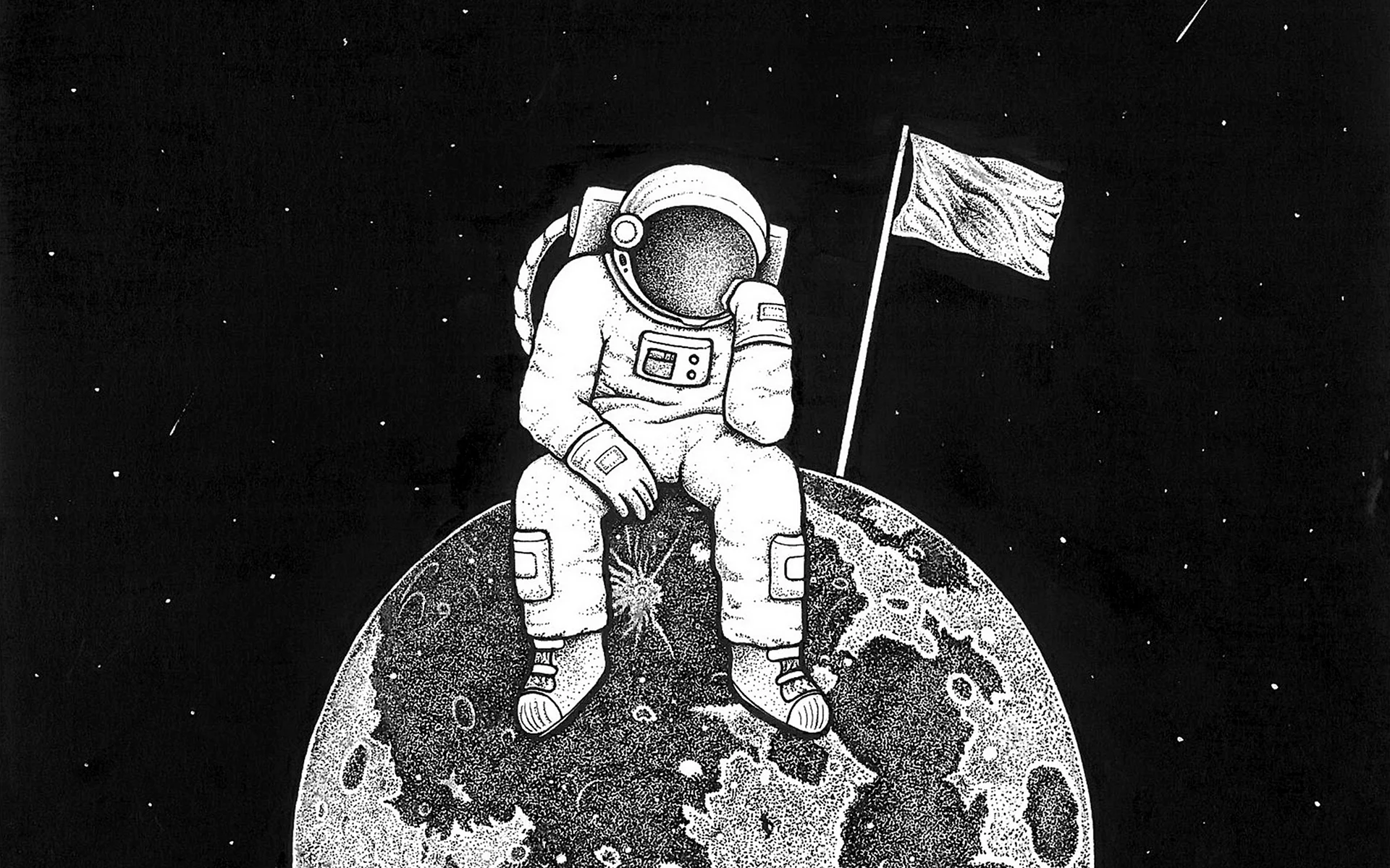 Astronaut Art Wallpaper