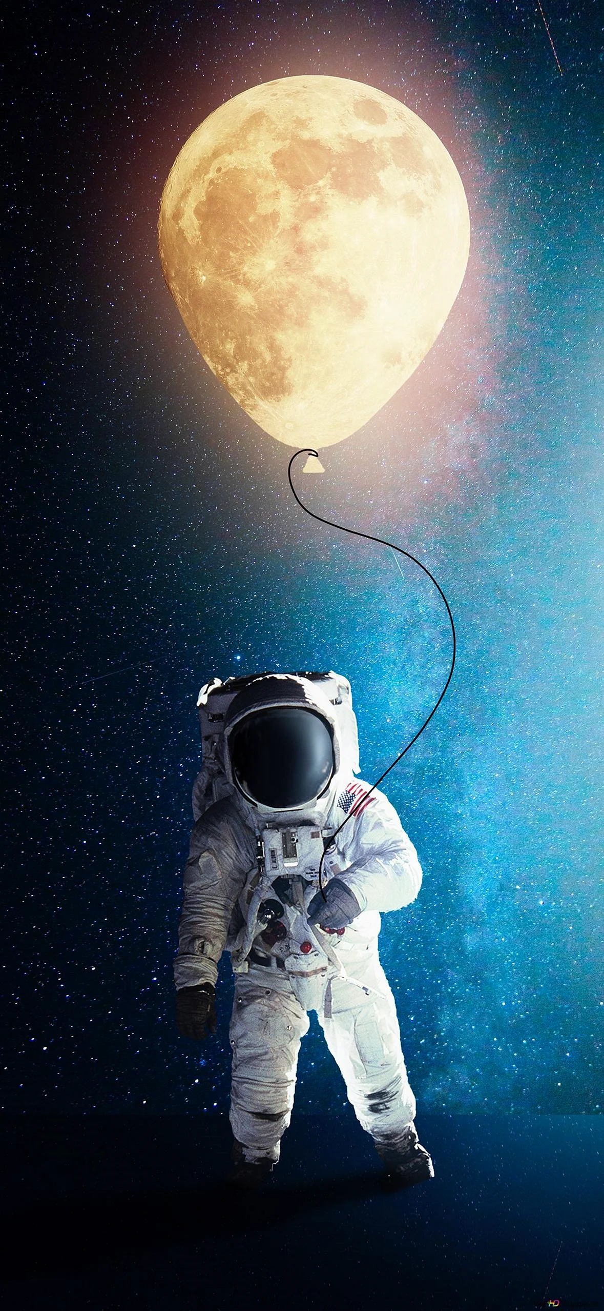 Astronot Wallpaper for iPhone 14 Pro