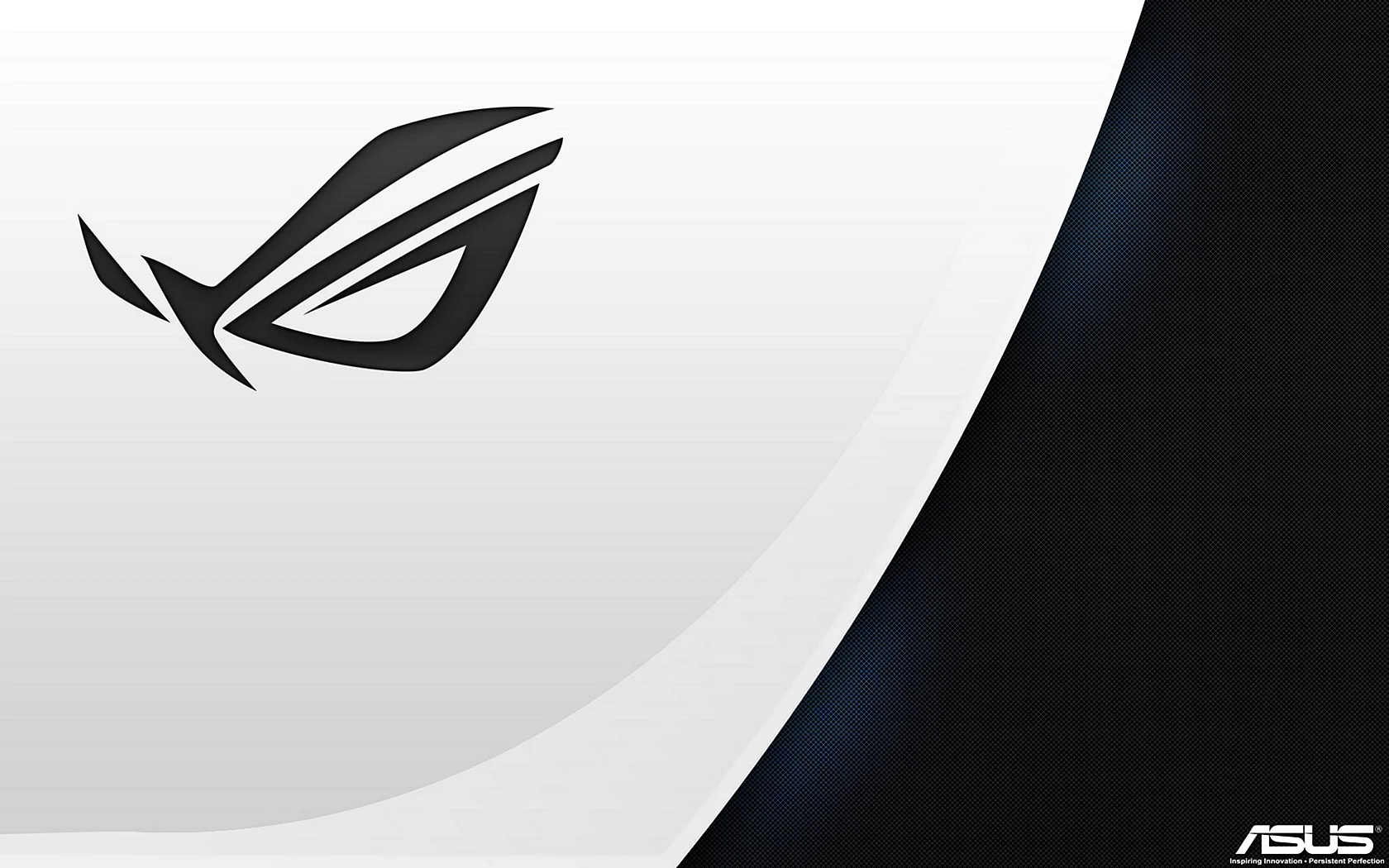 Asus Rog Blue And White Logo Wallpaper