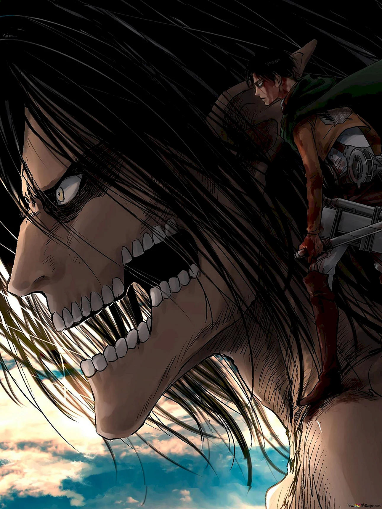 Attack Titan Eren S4 Wallpaper For iPhone