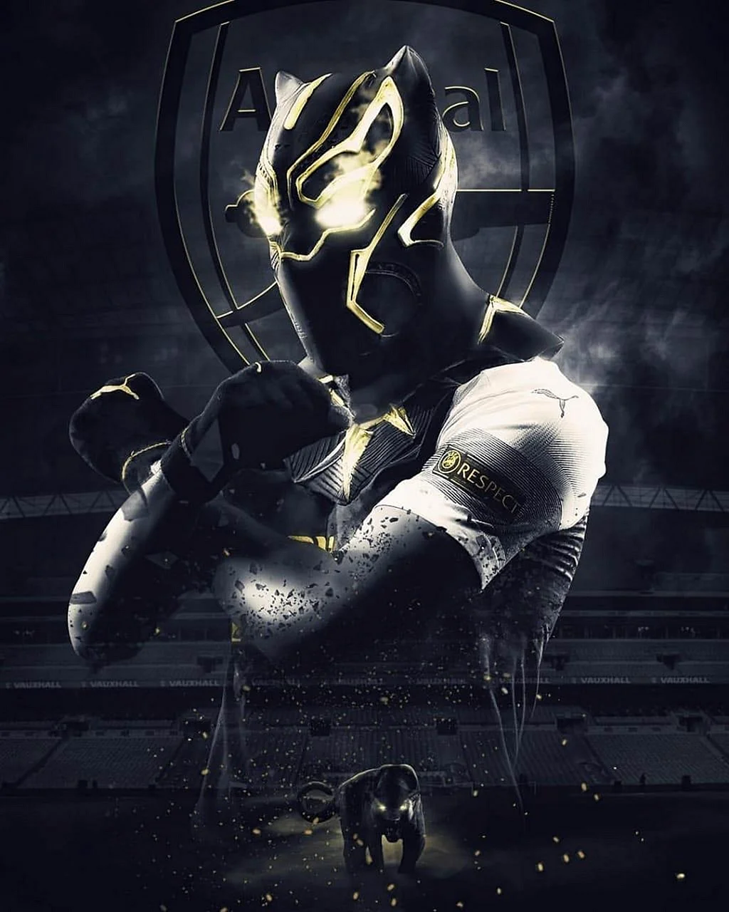 Aubameyang Black Panther Wallpaper