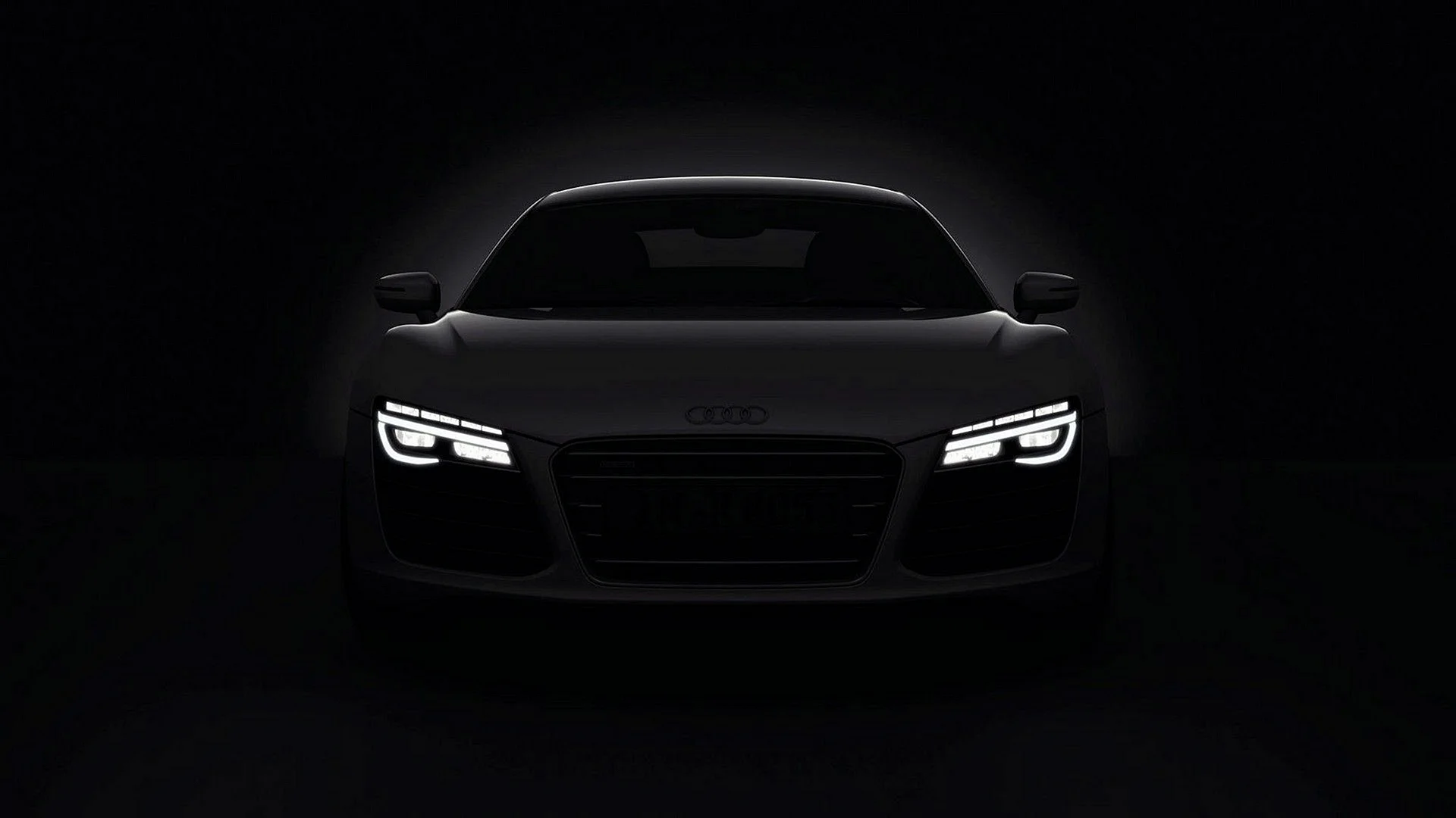 Audi R8 Headlights Wallpaper