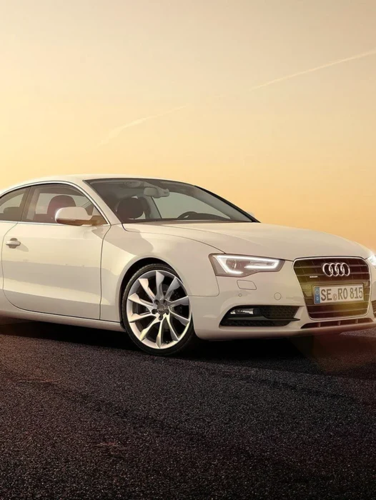 Audi A5 White Wallpaper