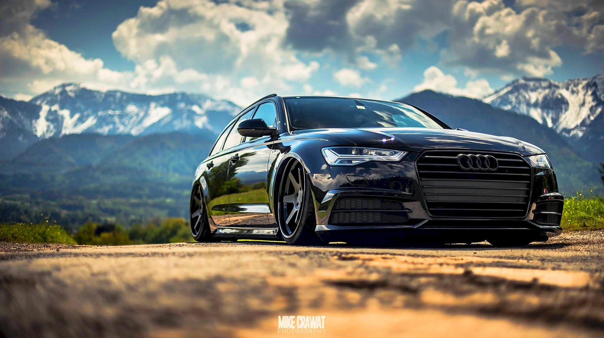 Audi A6 Black Wallpaper