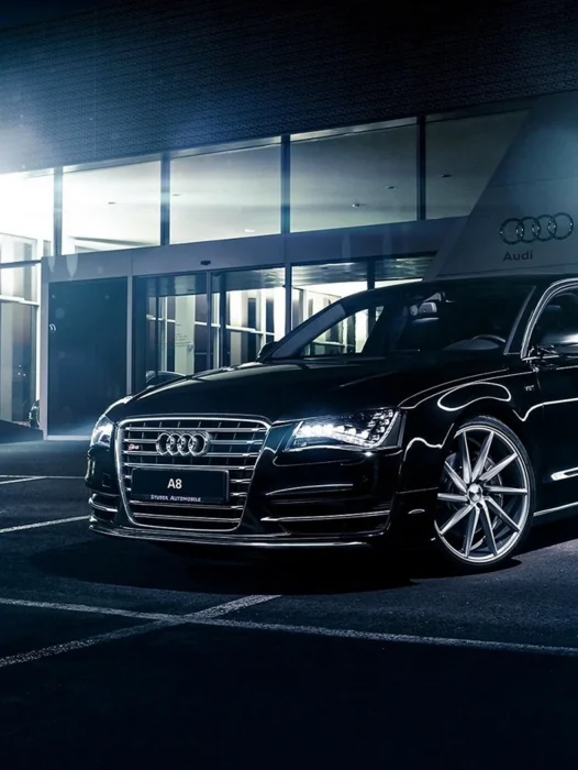 Audi A8 Black Wallpaper