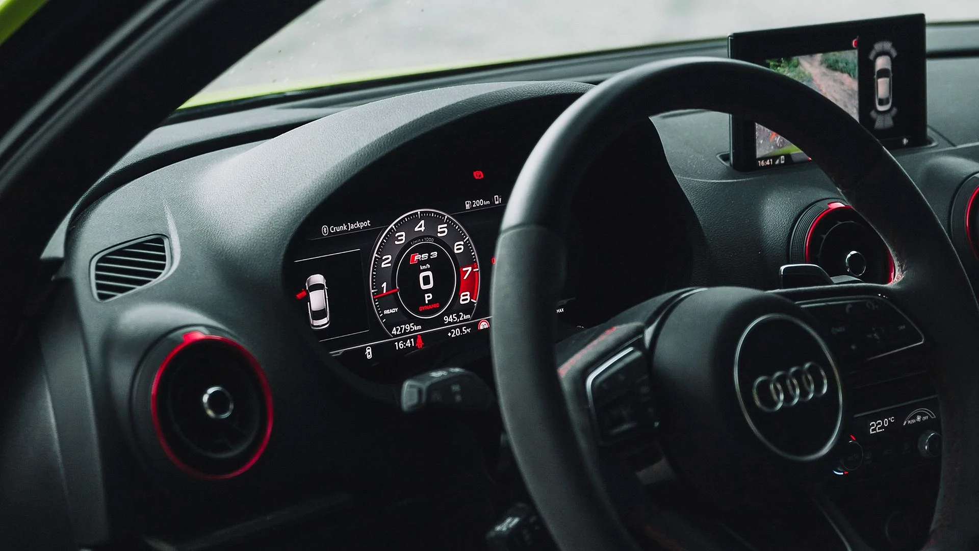 Audi Car Steering Wallpaper