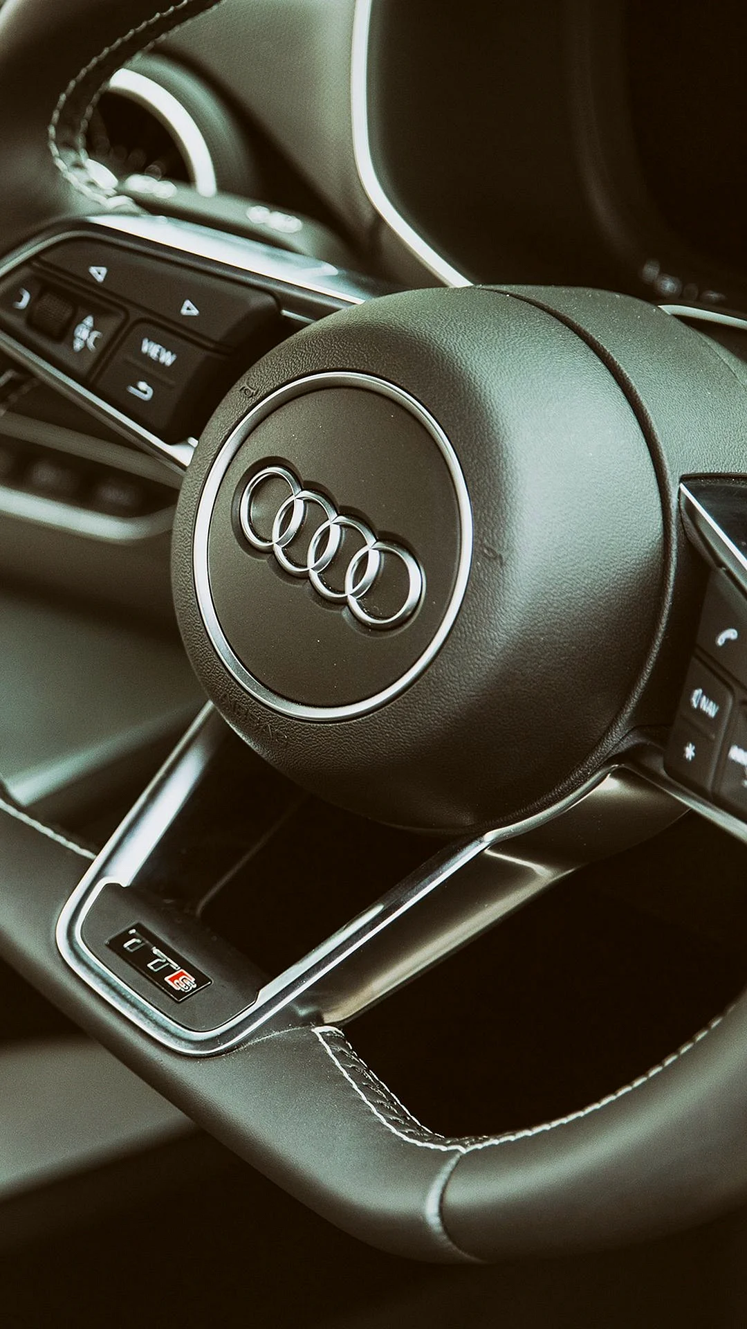 Audi Steering Wheel Wallpaper