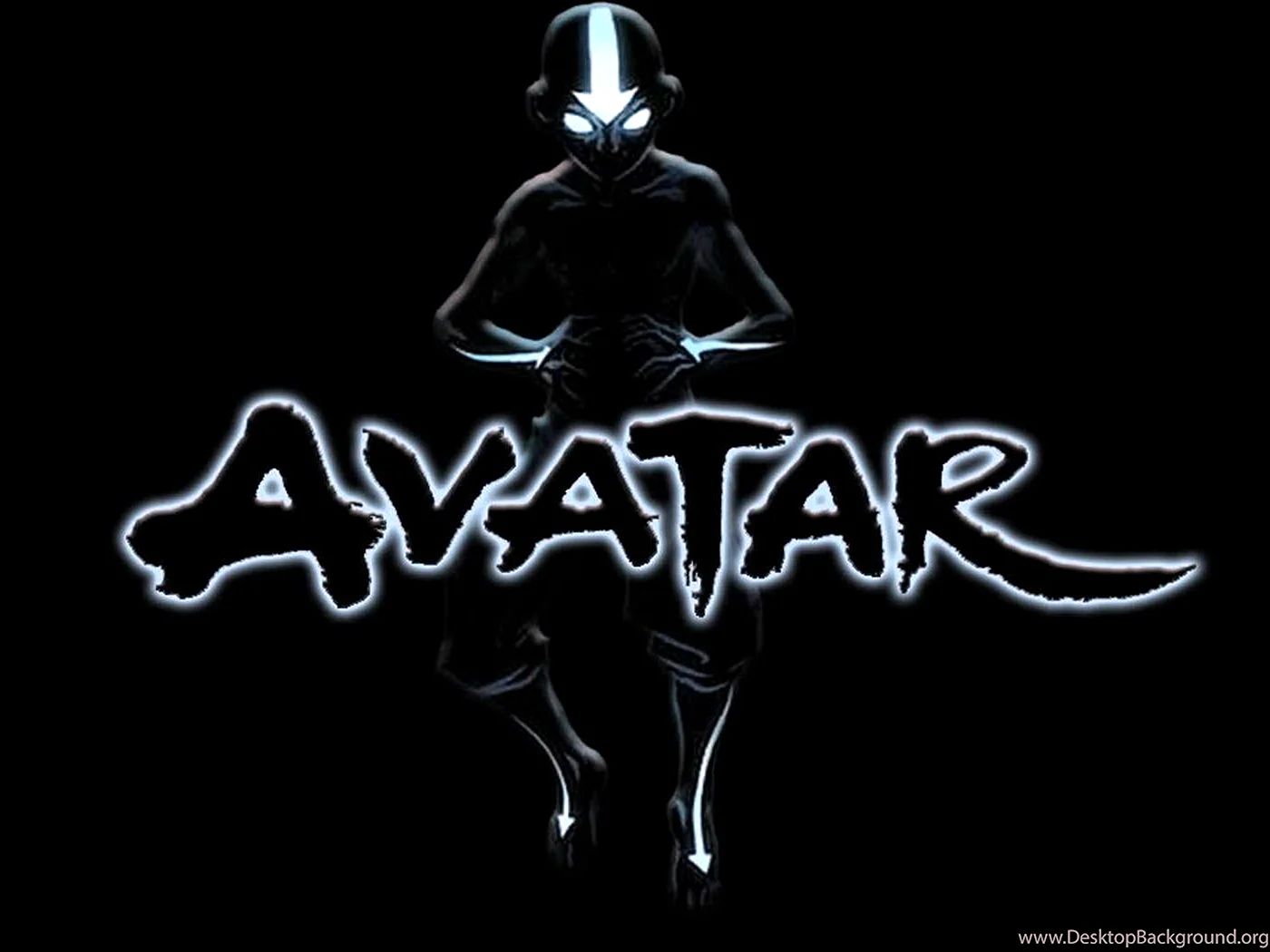 Avatar The Last Airbender Logo White Wallpaper