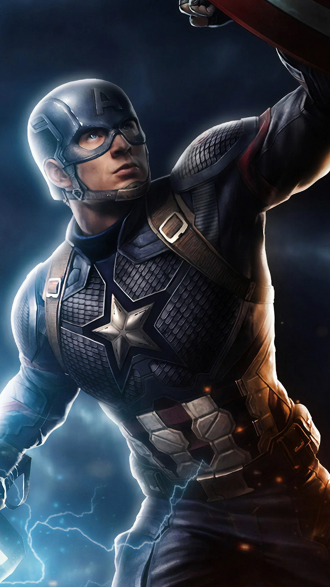Avengers Endgame Captain America Wallpaper For iPhone