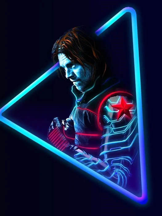 Avengers Neon Wallpaper