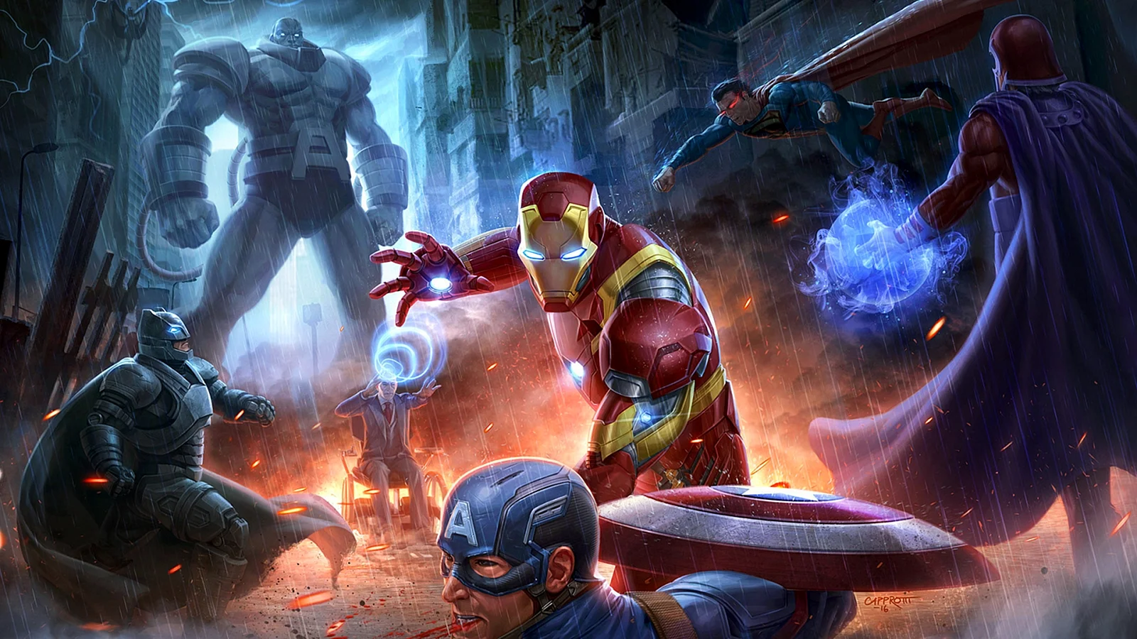 Avengers Vs Justice League Wallpaper