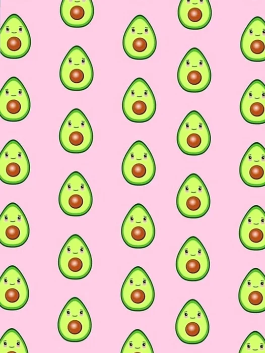 Avocado Kawaii Wallpaper