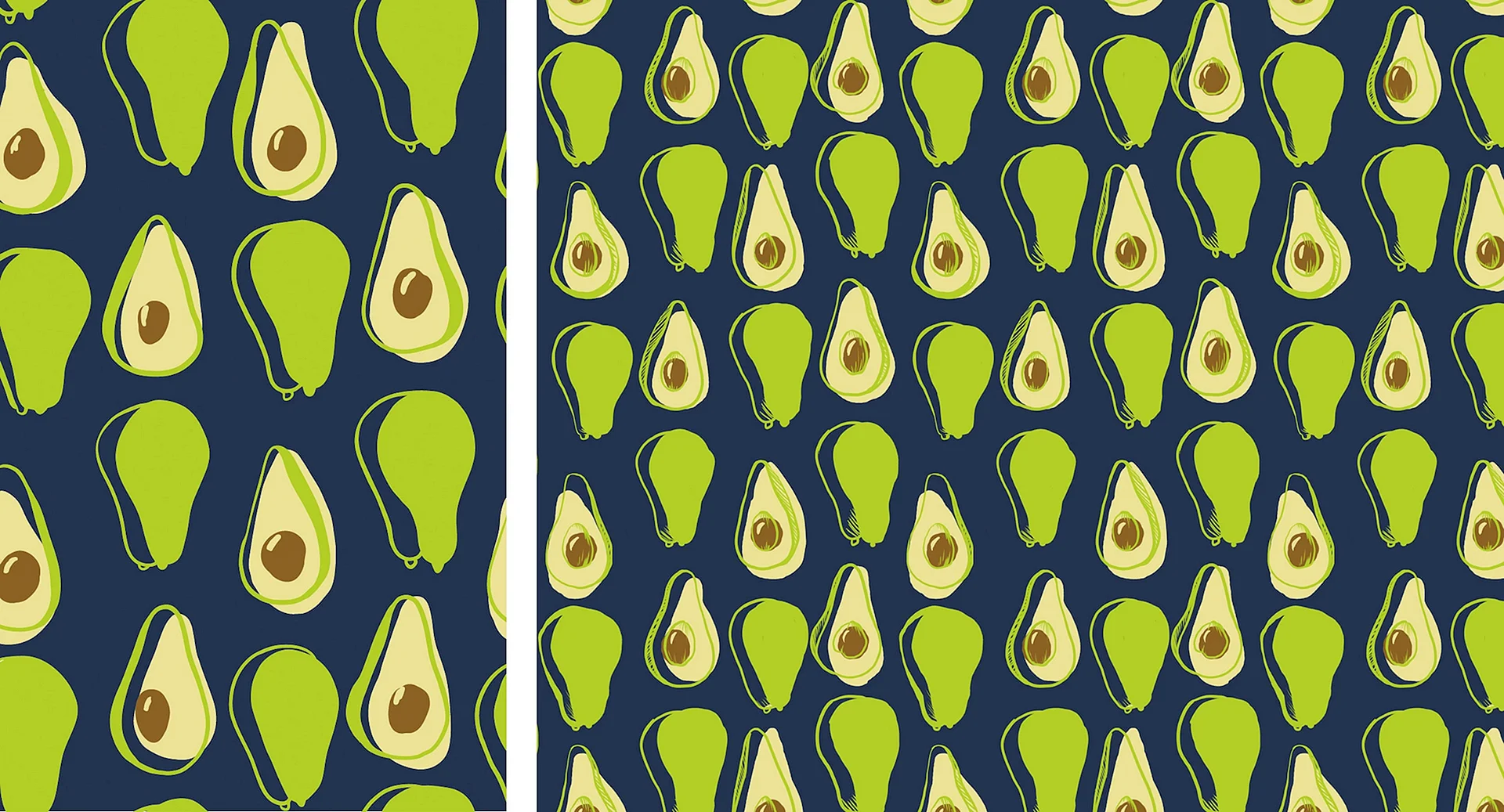 Avocado Pattern Wallpaper