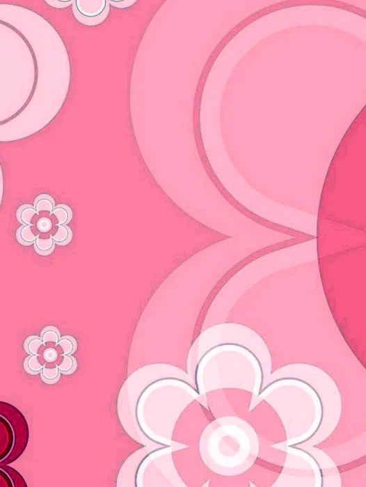 Baby Pink Pattern Wallpaper