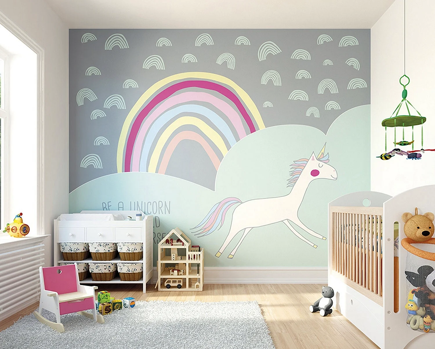 Baby Room Wall Stickers Wallpaper