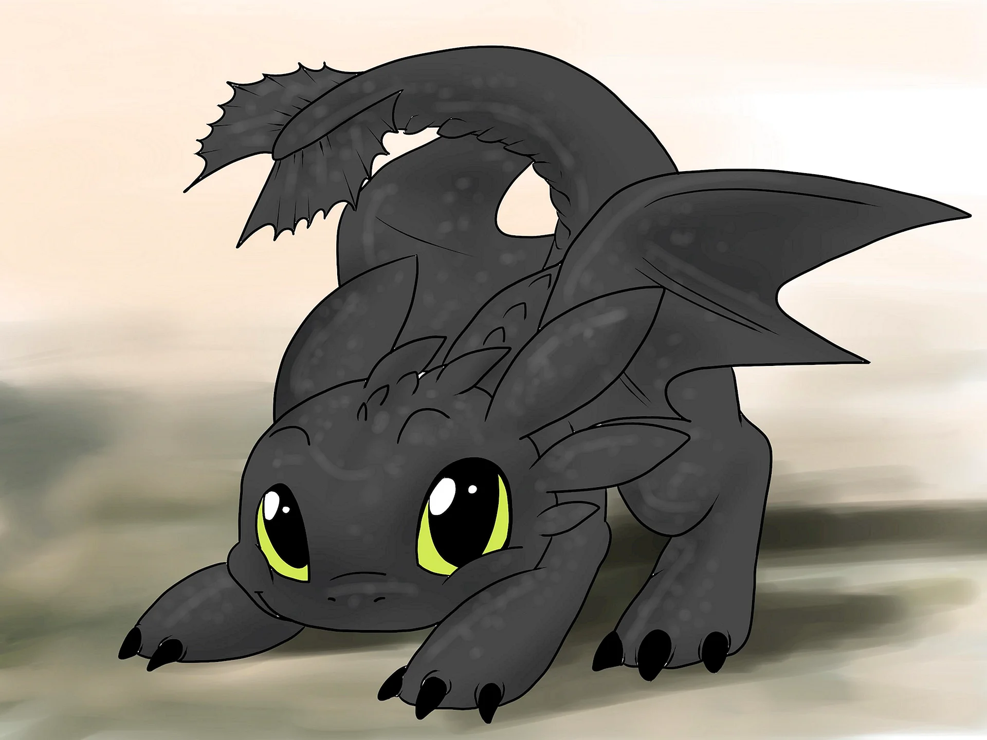 Baby Toothless Wallpaper