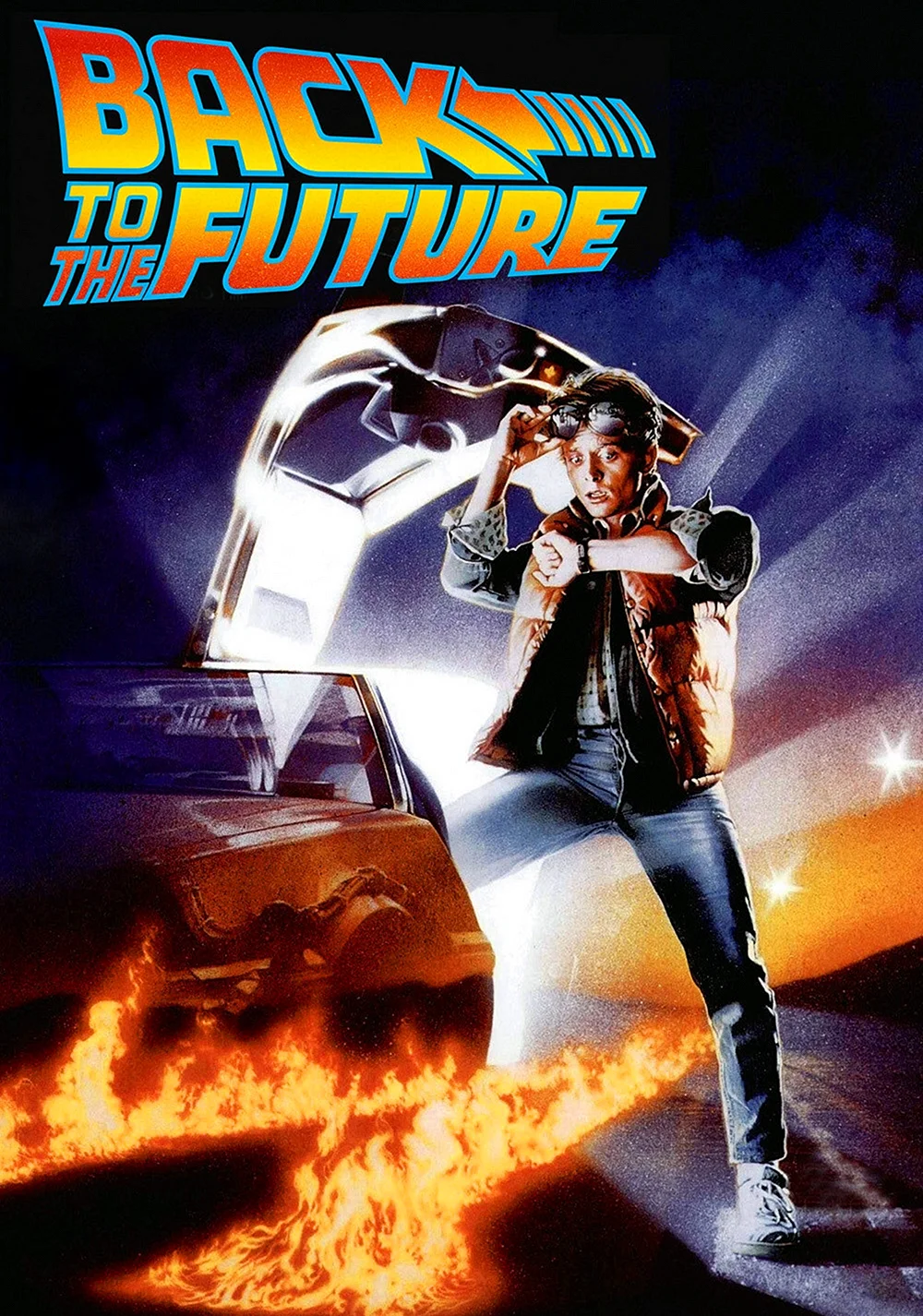 Back To The Future 1985 Poster Wallpaper For iPhone