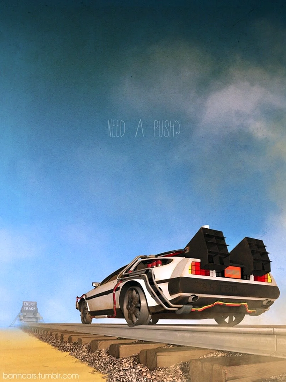 Back To The Future Delorean 3 Wallpaper For iPhone