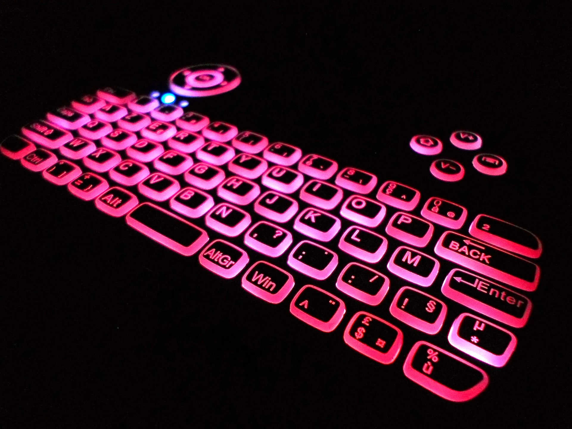 Backlit Keyboard Wallpaper