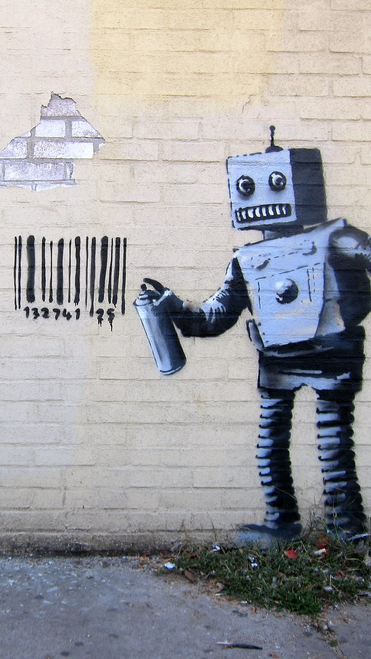 Banksy Robots Wallpaper For iPhone