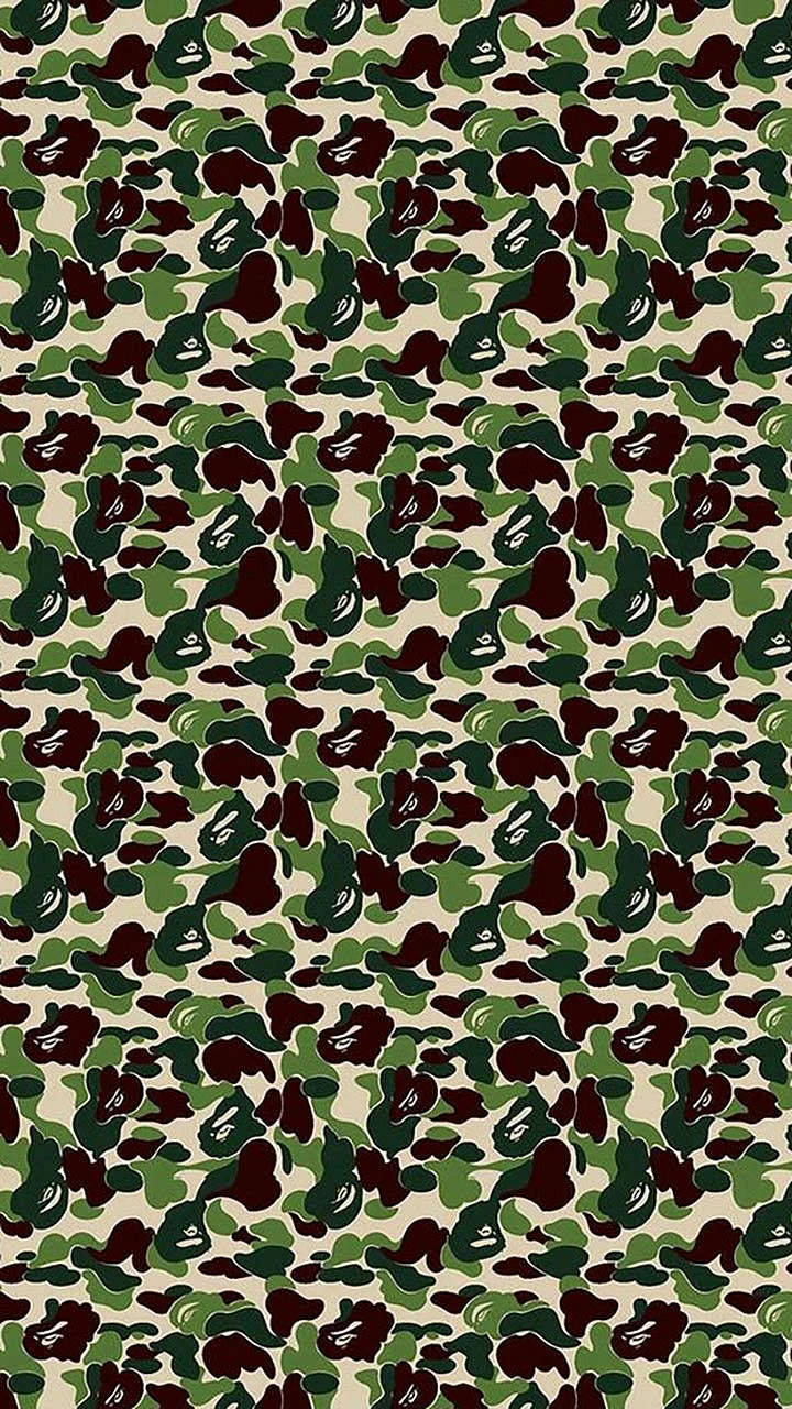 Bape Camouflage Wallpaper For iPhone