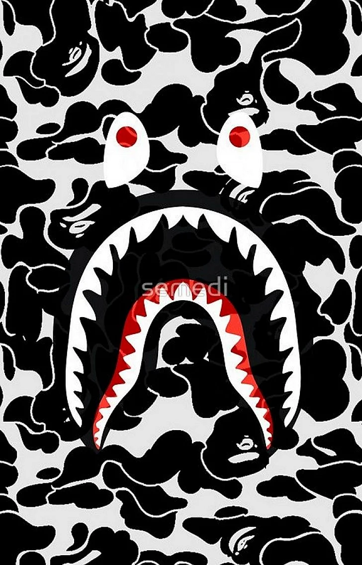 Bape Shark Wallpaper For iPhone